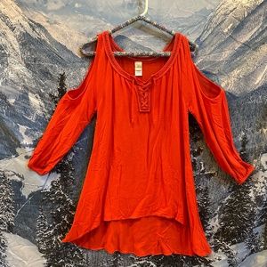 L space swim cover-up, size small